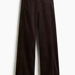 H&M Women Brown Regular Trousers-picture-23