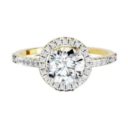 Sparkles Lab Grown Diamond 14k (585) Yellow Gold Ring for Women-picture-22