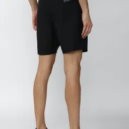 Peter England Black Slim Fit Shorts image 2