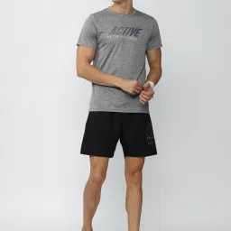 Peter England Black Slim Fit Shorts image 5