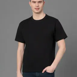 Red Tape Black Cotton Regular Fit T-Shirt-image-76