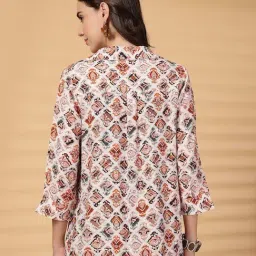 Gipsy Brown Regular Fit Printed Top image 2