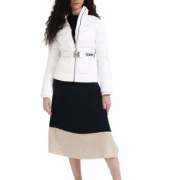 Tommy Hilfiger White Regular Fit Puffer Jacket image 5