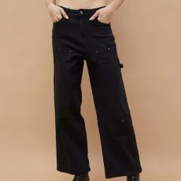 Ginger by Lifestyle Black Solid Jeans-image-33
