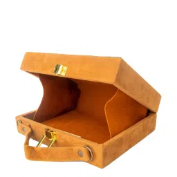 NR by Nidhi Rathi Red Fabric Clutch image 4