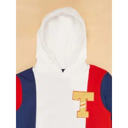 Pantaloons Junior Multicolor Cotton Color Block Full Sleeves Sweatshirt image 2