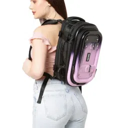 NAKURU Horizon Travel Gear 30 Ltrs Pink & Black Medium Backpack image 2