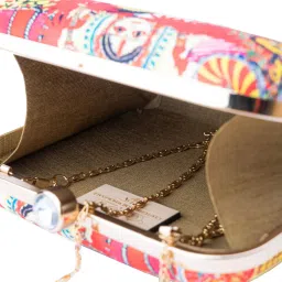 NR by Nidhi Rathi Multicolor Fabric Clutch image 4