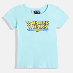 Eteenz Girls Wonder Woman Printed T-shirt-image-26