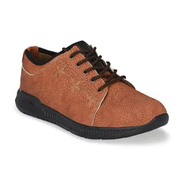 Provogue Men Brown Woven Design Sneakers-picture-15