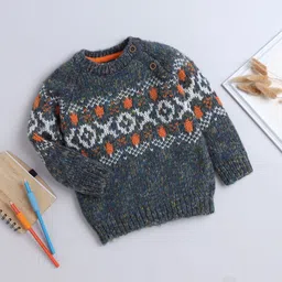 Yellow Apple Boys Woollen Sweater Vest-picture-29