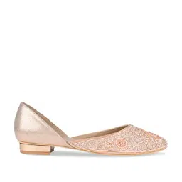 Rocia by Regal Women's Rose Gold Ethnic Juttis-picture-34