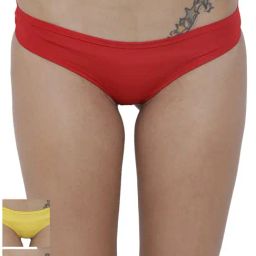 BASIICS by La Intimo Multicolor Bikini Panty( Pack Of 3 )-picture-14
