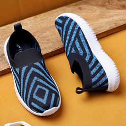 TRASE Abstract Designed Slip On Shoes - Navy Blue & Light Blue-picture-6
