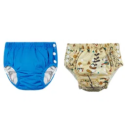 Chinmay Kids Reusable Swim Diaper Pants Pack of 2 Soft Adjustable and Leak-Proof Unisex Swimming Pool Wear for Infant Boys and Girls-picture-19