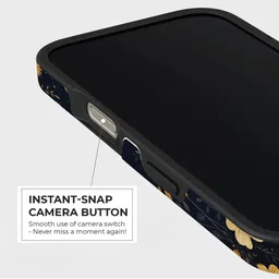 PEEPERLY Unisex iPhone 14 Pro Max Floral Max Cosmic Spells Impact Resistant Back Case image 2