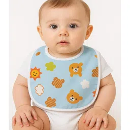 Sparkle Joy Free Size Reusable Cloth Diaper With Insert Pad 3 Pcs Diaper With 2 Pcs Insert 1 Pcs Feeding Bib- Pink image 3