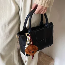 CORSICA Women Black Solid Swagger Handheld Bag image 4