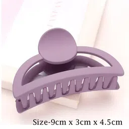 HANDBAG COLLECTION Women Set of 6 Half Moon Shape Claw Clip image 5