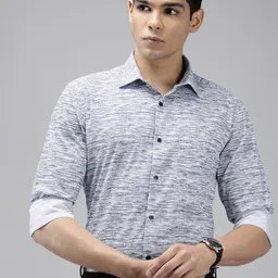 Park Avenue Pure Cotton Slim Fit Printed Formal Shirt-picture-41