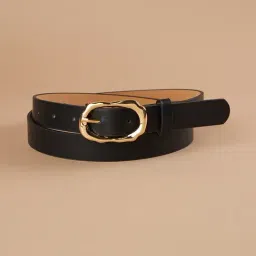 Ginger by Lifestyle Black Synthetic Waist Belt for Women-image-29
