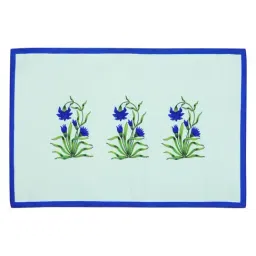 SEJ by Nisha Gupta Blue Placemats - Set of 4 image 3