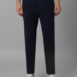 Louis Philippe Jeans Navy Cotton Slim Fit Jeans image 1