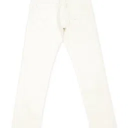 Pepe Jeans Kids White Solid Jeans image 2