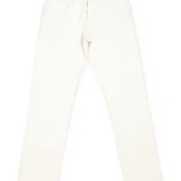 Pepe Jeans Kids White Solid Jeans image 1