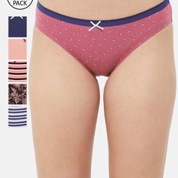 Soie Women Pack Of 6 Basic Briefs 6BF-20PACK 4-picture-8