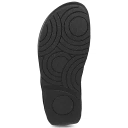 Mochi Women's Black Thong Wedges image 4