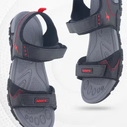 Sparx Men's Black Floater Sandals image 1