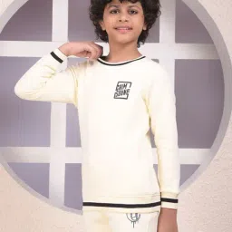 Crimsoune Club Boys Cream Sweatshirt-image-26