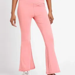 Forever 21 Pink Mid Rise Bootcut Pants image 1