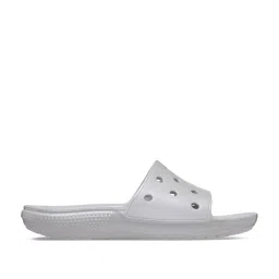 Crocs Men's Classic Grey Slides image 1