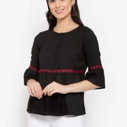 Style Quotient Black Round Neck Top-picture-14