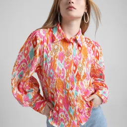 Only Multicolor Printed Shirt image 1