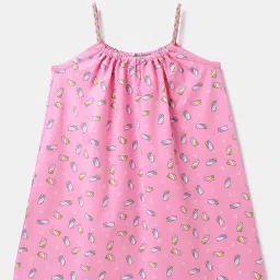 United Colors of Benetton Kids Pink Printed Dress image 1