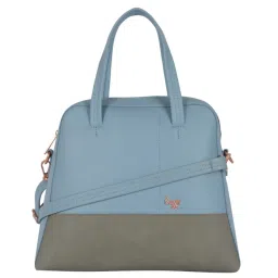 Baggit Blue Solid Medium Handbag image 1