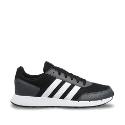 Adidas Men's RUN50S Black Running Shoes image 1