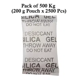 Ecofresh 200 g Silica Gel Granules in Paper Pouch White Color Desiccant for Absorbing Moisture (Pack of 2500 Pcs) image 2