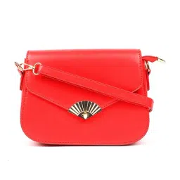 Carlton London Red Medium Cross Body Bag-picture-15
