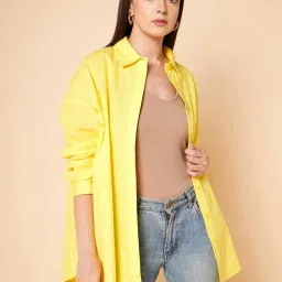 High Star Yellow Oversized Shirt image 1