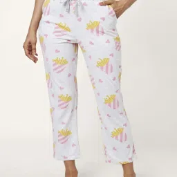 Dreamz by Pantaloons Grey Cotton Printed Pyjamas image 1