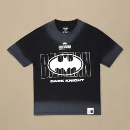 Kidsville Boys Black Cotton Printed T-Shirt image 4