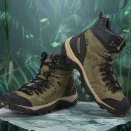 Woodland Men's Olive Green Boots-picture-18