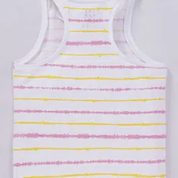 Ed-a-Mamma Kids White Printed Tank Top image 2