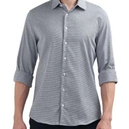 Calvin Klein Blue Regular Fit Printed Shirt-picture-46