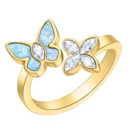 Cerruti 1881 Men Gold Mariposa.2 Ring-image-53