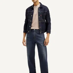 Levi's 568 Navy Loose Fit Jeans image 5